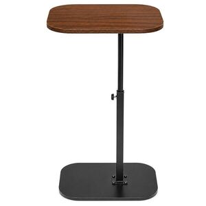 Nastaviteľný odkladací stolík Goti 40 cm čierny/orech vyobraziť