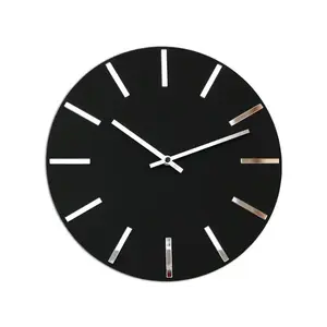 Nástenné hodiny Diamond čierne vyobraziť