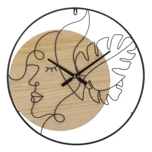 Nástenné hodiny Elegant B 60 cm hnedé/čierne vyobraziť