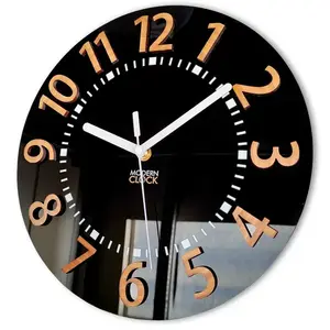 Nástenné hodiny Eros 28 cm čierne vyobraziť