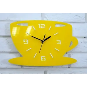Nástenné hodiny Filiza 33 cm žlté vyobraziť