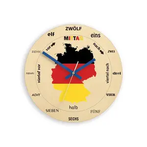 Nástenné hodiny Germany hnedé vyobraziť