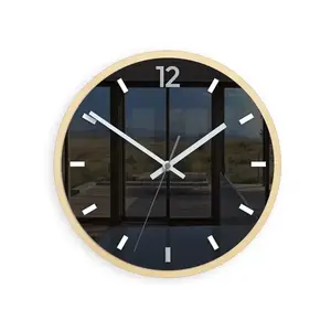 Nástenné hodiny Grafit 30 cm šedé/černé vyobraziť