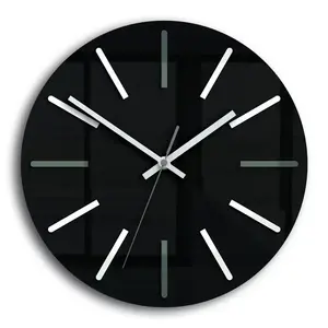 Nástenné hodiny Modus 30 cm čierne vyobraziť