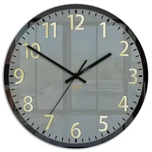 Nástenné hodiny Phil čierne vyobraziť