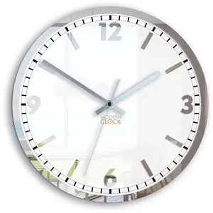 Nástenné hodiny solárne 30 cm zrkadlové vyobraziť