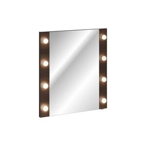 Nástenné LED zrkadlo Dorothy 80 cm dub ristretto vyobraziť
