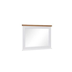 Nástenné zrkadlo Galileo 97, 5 cm biele/dub prírodný vyobraziť