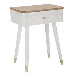 Nočný stolík Matera 45 cm biely vyobraziť