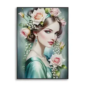 Obraz Fantasy A 72x102 cm modro-zelený vyobraziť