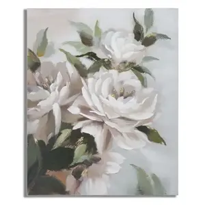 Obraz Flower & Leaf 80x100 cm biely vyobraziť