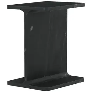 Odkladací stolík Avola 30 cm čierny mramor vyobraziť