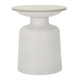 Odkladací stolík Fush 40 cm biely vyobraziť