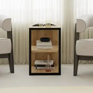 Odkladací stolík Houseland Echo dub safírový/čierny vyobraziť