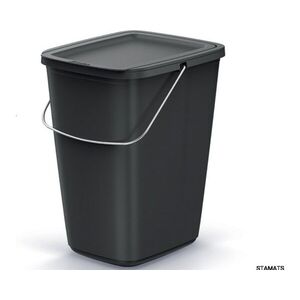 Odpadkový kôš COMPACTO FLAS 12 L čierny vyobraziť