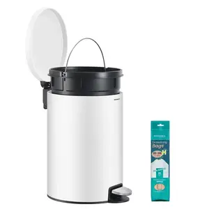 Odpadkový kôš Jelis 20 L biely vyobraziť