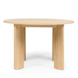 Okrúhly jedálenský stôl Bali 120 cm hnedý vyobraziť