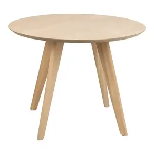 Okrúhly jedálenský stôl Townsville 100 cm dub biely vyobraziť