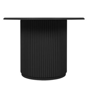 Okrúhly odkladací stolík ROMA 60 cm čierny vyobraziť