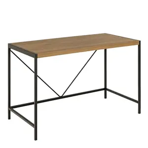 Písací stôl Bahamas 120 cm dub prírodný rustikálny/čierny vyobraziť