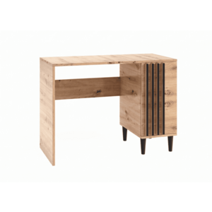 Písací stôl Liva 100 cm čierny/dub Artisan vyobraziť