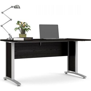 Písací stôl Officer 80400/71 150 cm čierny/strieborný vyobraziť