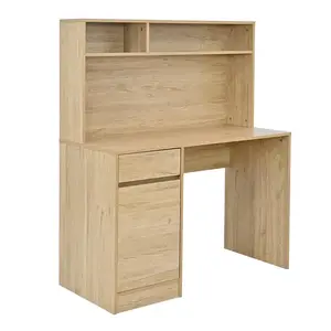 Písací stôl s nadstavcom BB105 110 cm dub prírodný vyobraziť