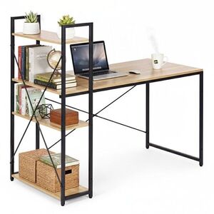 Písací stôl s regálom MASON 120x60 cm - výber z 5 prevedení vyobraziť