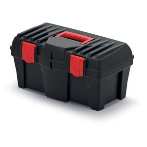 Plastový kufor na náradie CALIDER 46 cm čierno-červený vyobraziť