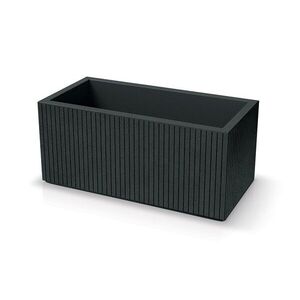 Plastový kvetináč COROS CASE 80 cm tmavosivý vyobraziť