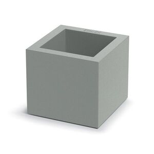 Plastový kvetináč CUBLASO SQUARE betónovo sivý vyobraziť