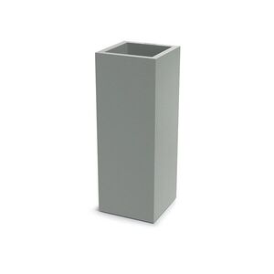 Plastový kvetináč CUBLASO SQUARE SLIM 29 cm betónová sivá vyobraziť
