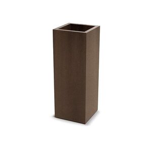 Plastový kvetináč CUBLASO SQUARE SLIM 29 cm hnedý vyobraziť