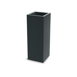 Plastový kvetináč CUBLASO SQUARE SLIM 29 cm tmavosivý vyobraziť