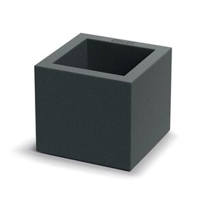 Plastový kvetináč CUBLASO SQUARE tmavosivý vyobraziť