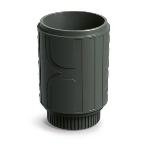 Plastový kvetináč FOLKAS ROUNDOS MIDL 40 cm tmavosivý vyobraziť