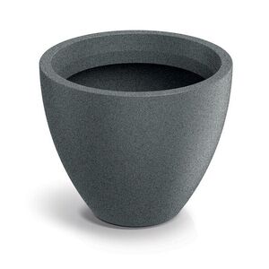 Plastový kvetináč MOLIOS ROUNDAS granitovo sivý vyobraziť