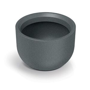 Plastový kvetináč MOLTAS ROUND granitovo sivý vyobraziť