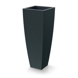 Plastový kvetináč MOODAS SQUARE HIGH 40 cm tmavosivý vyobraziť