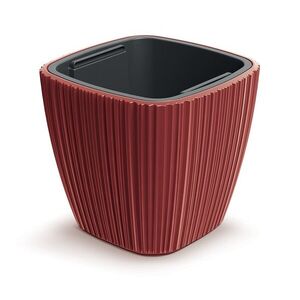 Plastový kvetináč OROS retro červený vyobraziť