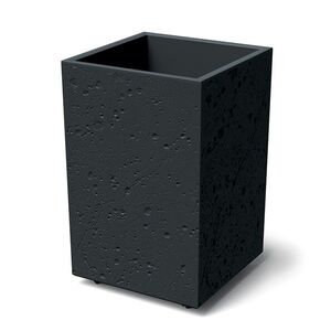 Plastový kvetináč SIERRAS SQUARE HIGH BETON EFFECT 38, 5 cm čierny betón vyobraziť