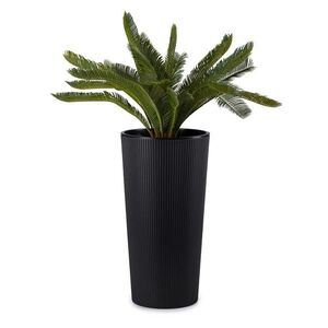 Plastový kvetináč URBANIKA ECO 57, 1x29, 5 cm čierny vyobraziť