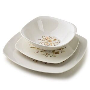 Porcelánová jedálenská súprava LEA Beige 18 ks biela/béžová vyobraziť
