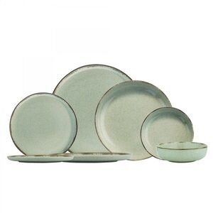 Porcelánová súprava 24 ks tanierov GreenFantasy zelená vyobraziť