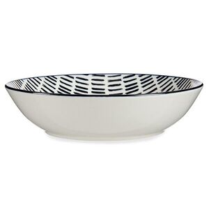 Porcelánový hlboký tanier LINEAS 20 cm biely/čierny vyobraziť
