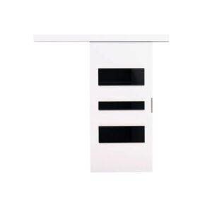 Posuvné interiérové dvere CENTOLA 76x205 cm biele vyobraziť