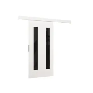 Posuvné interiérové dvere HERSE 76x205 cm biele vyobraziť
