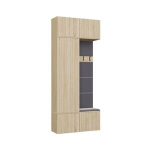 Predsieňová stena Haga 1Sz1W 100 cm dub Sonoma vyobraziť