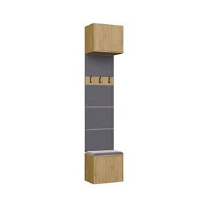 Predsieňová stena HAGA 1W 50 cm dub Artisan vyobraziť