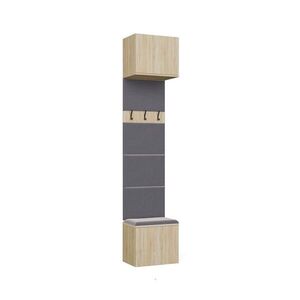 Predsieňová stena HAGA 1W 50 cm dub Sonoma vyobraziť